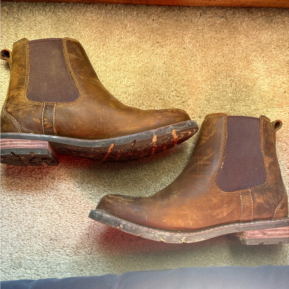 Ariat Chelsea Brown Leather Boots